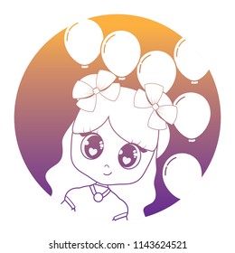 Kawaii girl design