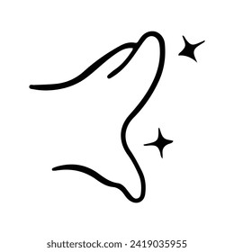 Kawaii Hand Gestures Sign and Symbol Isolated In White Background. Cute doodle cartoon hand design. suitable for stickers, children's books and cartoon elements