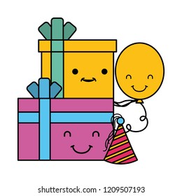 kawaii happy birthday