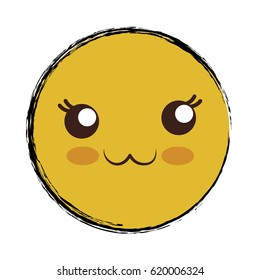 kawaii happy face