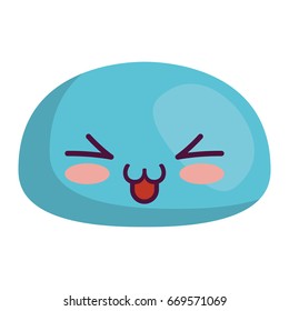kawaii happy face icon
