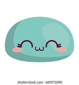 kawaii happy face icon