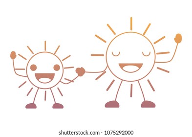 kawaii happy suns icon