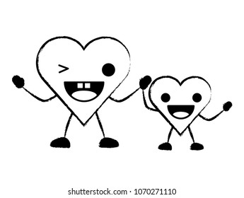 kawaii heart icon
