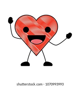 kawaii heart icon
