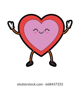 kawaii heart icon