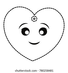 kawaii heart icon