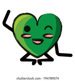 kawaii heart icon