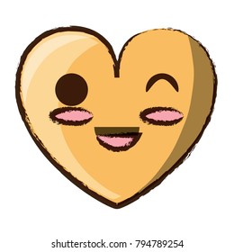 kawaii heart icon