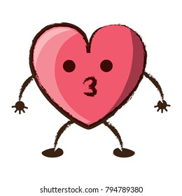 kawaii heart icon