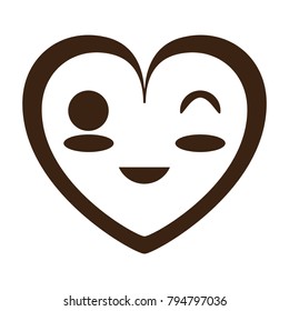 kawaii heart icon