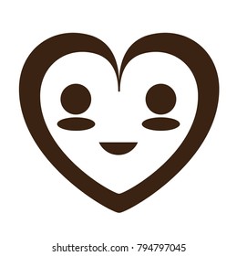 kawaii heart icon