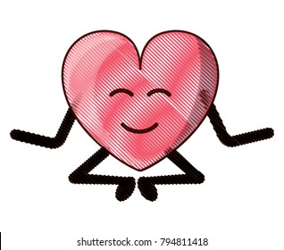 kawaii heart icon