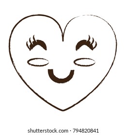 kawaii heart icon