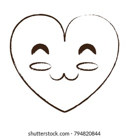 kawaii heart icon