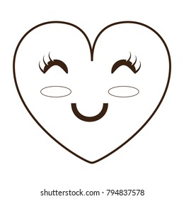 kawaii heart icon