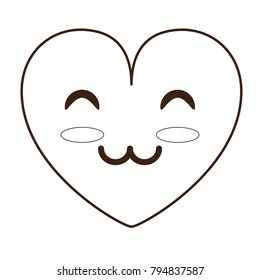 kawaii heart icon
