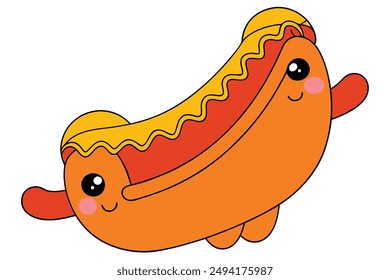 Kawaii Hotdog - Adorable and Cute Food Design