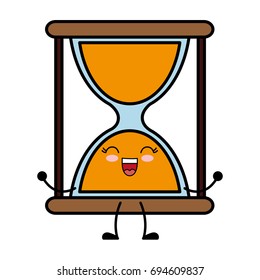 kawaii hourglass icon