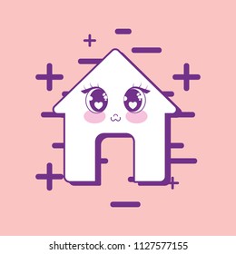 kawaii house icon