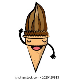 Kawaii ice cream design