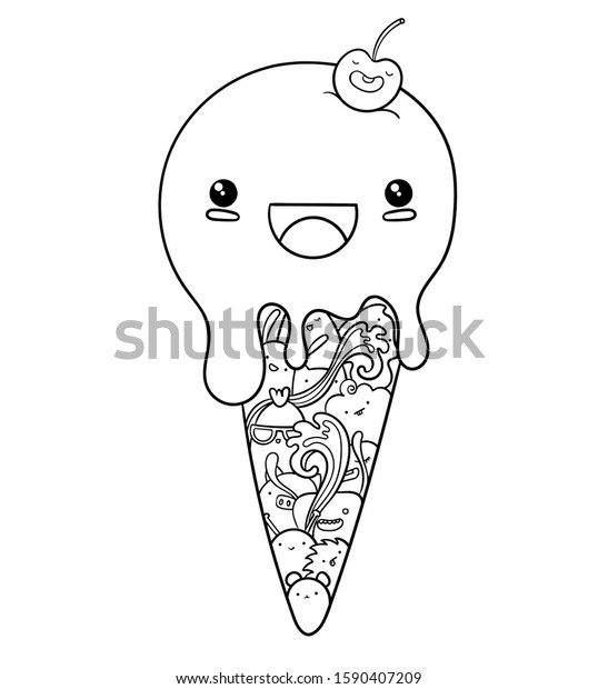 Featured image of post Ice Cream Kawaii Drawings Step By Step - Kawaii drawing ice cream !!!