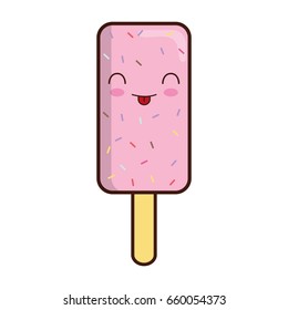 kawaii ice cream icon
