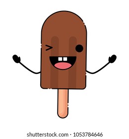 Kawaii ice creams design