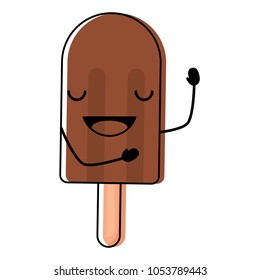 Kawaii ice creams design