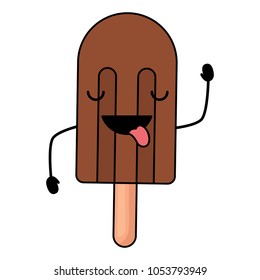 Kawaii ice creams design