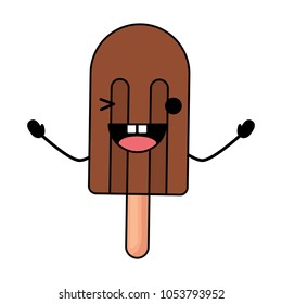 Kawaii ice creams design
