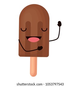 Kawaii ice creams design