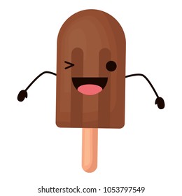 Kawaii ice creams design