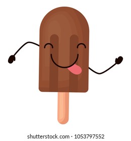 Kawaii ice creams design