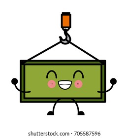 kawaii industrial crane loading container