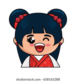 Kawaii Japanese Girl Icon