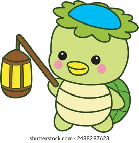 
Kawaii japanese mythology Kappa sticker cute.
Cute kappa mascot ghost japanese.
Kappa bring a lantern.