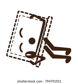 kawaii laptop computer icon