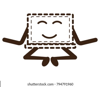 kawaii laptop computer icon