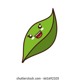 kawaii leaf icon