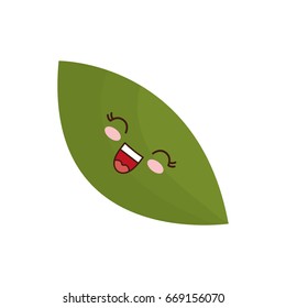 kawaii leaf icon