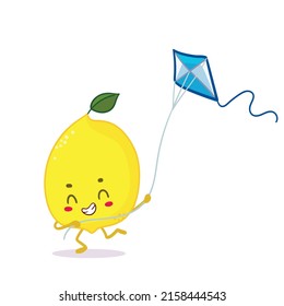 Kawaii Lemon Character For Summer Stickers