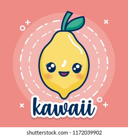 kawaii lemon icon