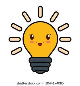 kawaii light bulb