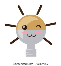 kawaii light bulb