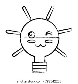 kawaii light bulb
