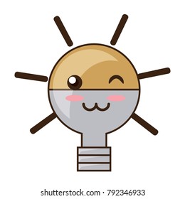 kawaii light bulb