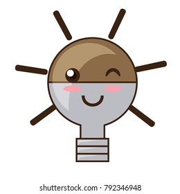 kawaii light bulb