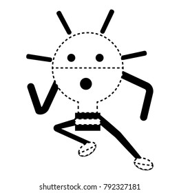 kawaii light bulb icon