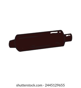 kawaii line kitchen doodles stock element design
